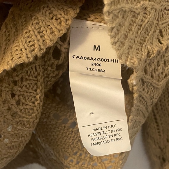 Elegant Tan Knit Sweater - Picture 7 of 7